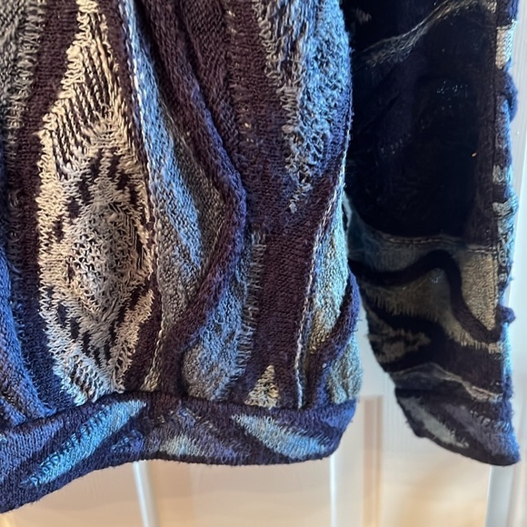 Cuggi Cardigan Sweater, Blue, Size L - Picture 7 of 15